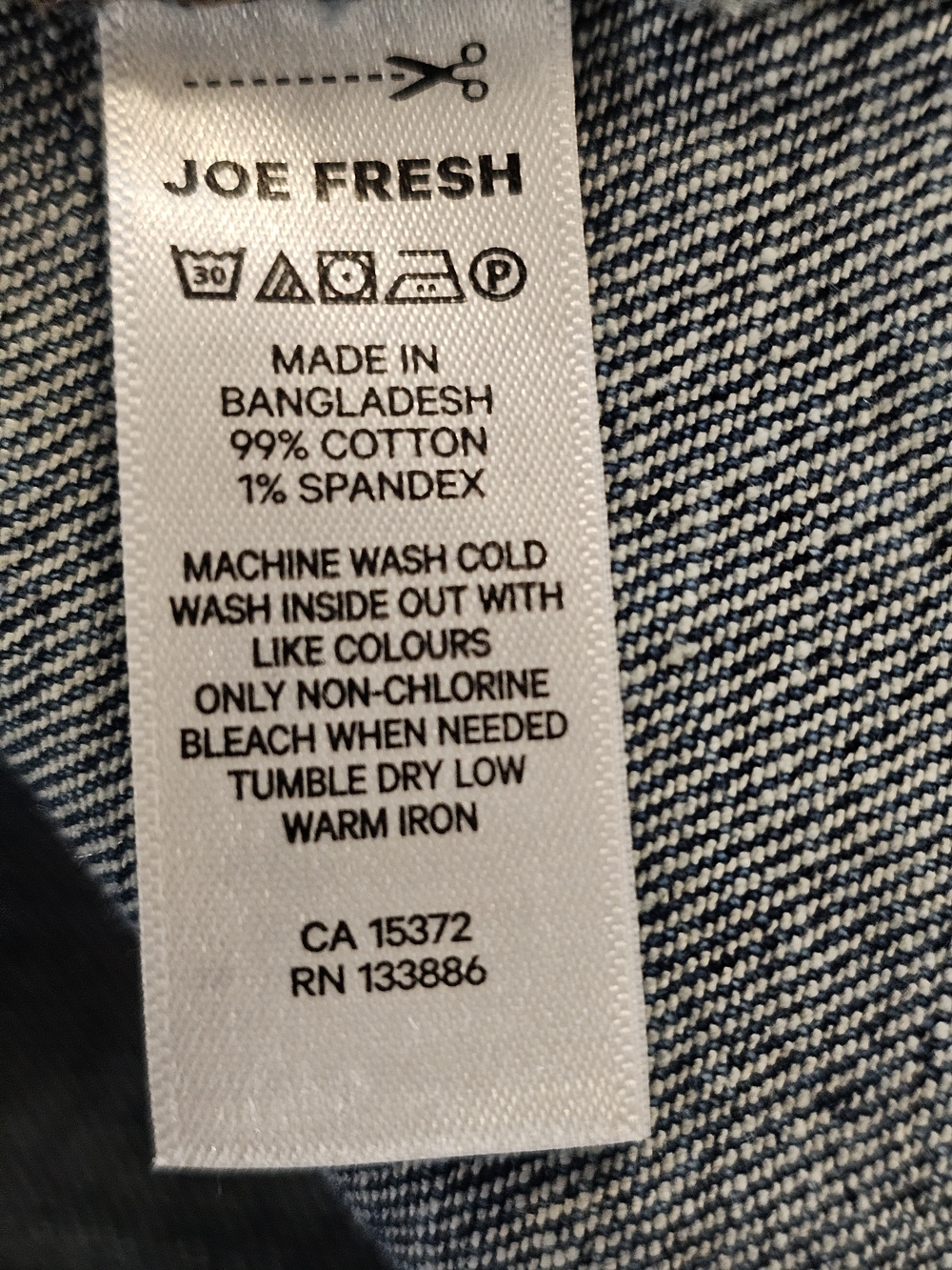 Joe Fresh Button-Front Denim Midi Skirt - Picture 5 of 6